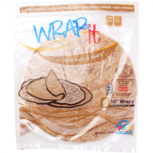 Wrap It Whole Wheat 6Pk, 13 Oz
