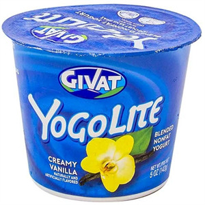 Givat Yogolite Nonfat Yogurt Vanilla, 5 Oz