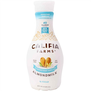 Califia Farms Almondmilk Unsweetend Vanilla, 48 Oz