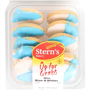 Sterns Mini Blue & White Cookies, 10 Oz