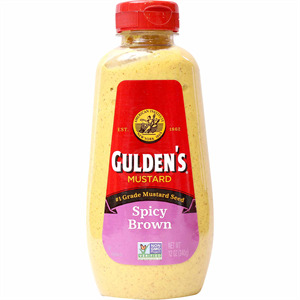 Guldens Spicy Brown Mustard, 12 Oz