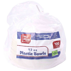 My Plate Plastic Soup Bowls 12 Oz, 100 Cnt