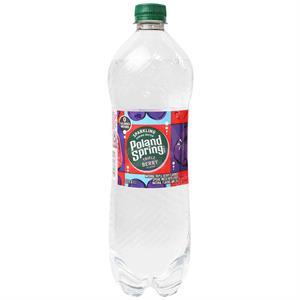 Poland Spring Sparkling Spring Water Berry, 1 Lt