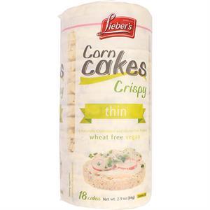 Lieber's Thin Corn/Rice Cakes, 2.9 Oz