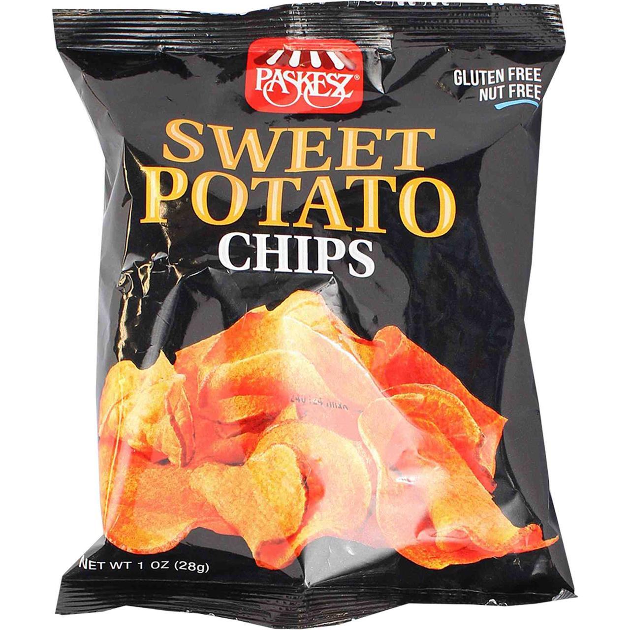 Paskesz Sweet Potato Chips, 1 Oz