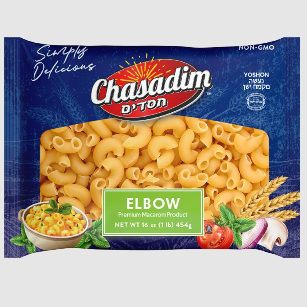 Chasadim Pasta Elbows, 16 Oz
