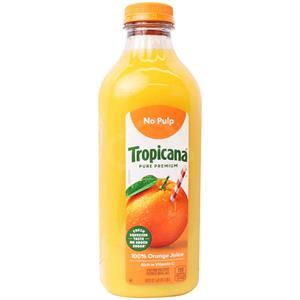 Tropicana Orange Juice No Pulp, 46 Oz