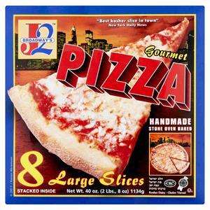 J2 Broadway Pizza 8 Slice Regular, 40 Oz