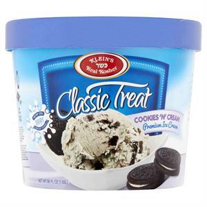 Klein's Classic Treat Ice Cream Cookies N' Cream, 56 Oz