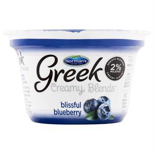 Norman's Greek Creamy Blend Yog Bluebry, 5.3 Oz