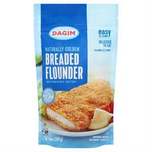 Dagim Flounder Fillets Breaded Ready, 14 Oz