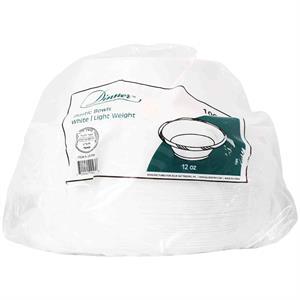 Dinner Plates Plastic Soup  Bowls 12 Oz, 100 Cnt
