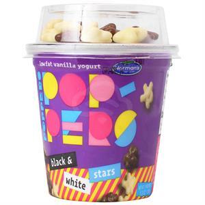 Norman's Van Yogurt Popr Blk & Wht Star, 5.3 Oz