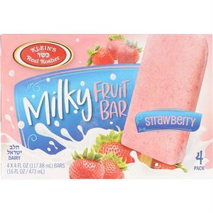 Klein's Milky Strawberry Fruit Bar, 4 Ct
