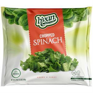 B'gan Chopped Spinach, 24 Oz